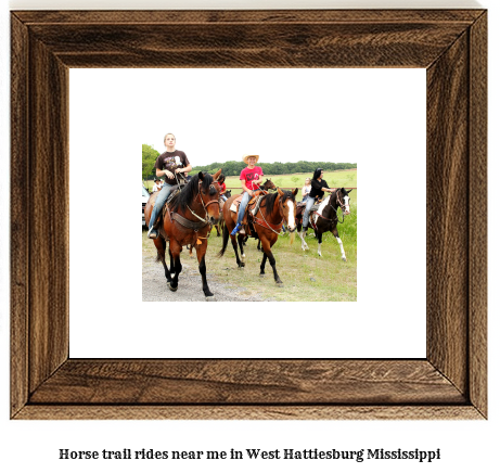 horse trail rides near me in West Hattiesburg, Mississippi